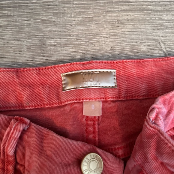 KUT from the Kloth - Women’s Pink Denim Jean - Worn once - Size 0 - Picture 2 of 3